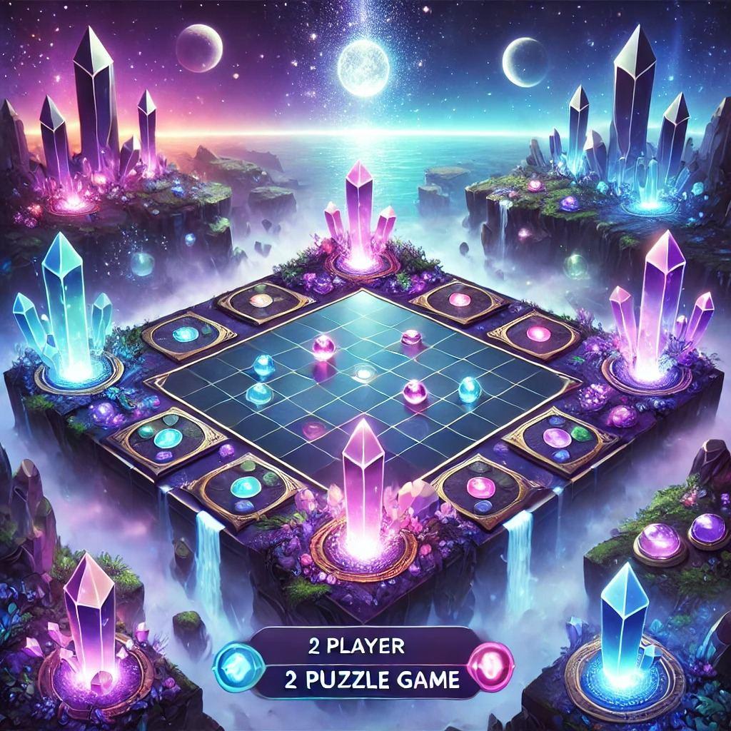 Crystical: 2 Player Puzzle Pin Up Game